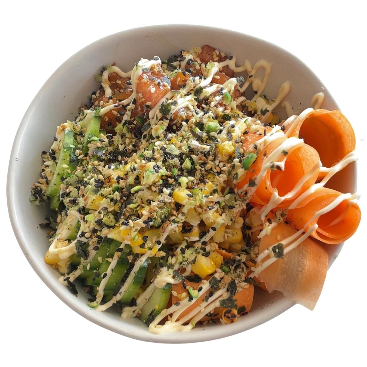 Rice bowl recipe with BiGG Wasabi Seaweed